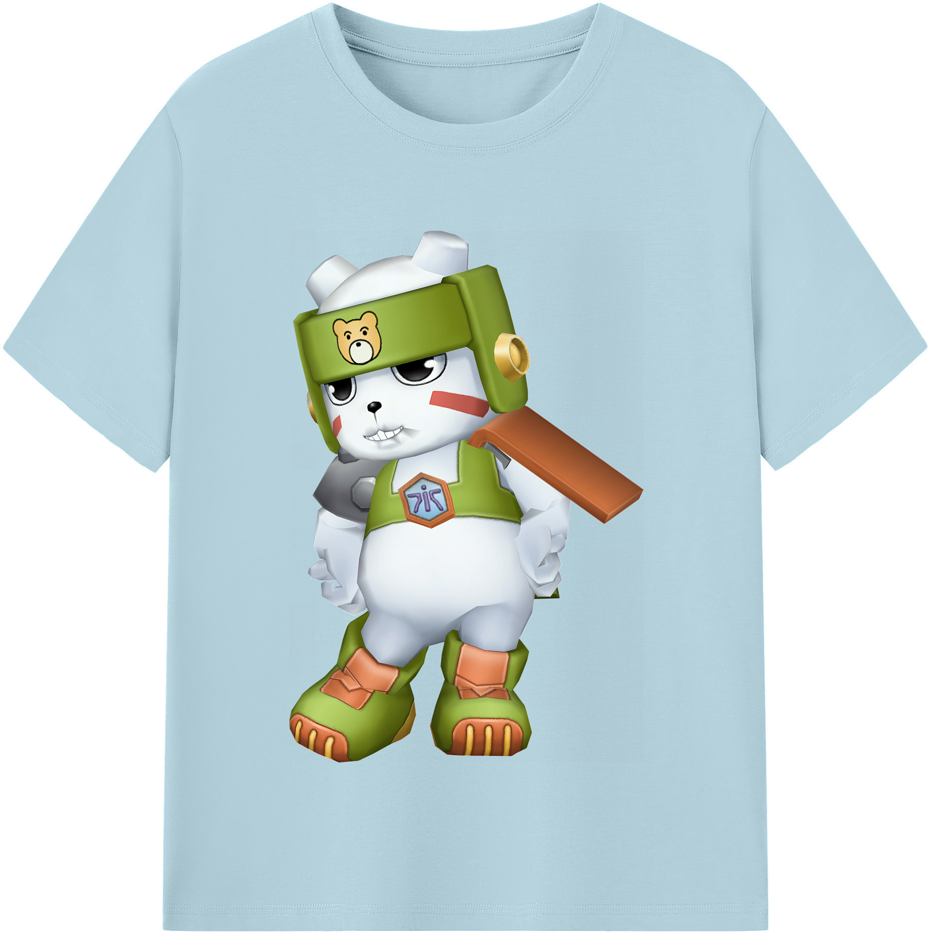 （画像用） Digimon デジタルモンスター/デジモン 綿100％半袖Tシャツ（フロントプリント）